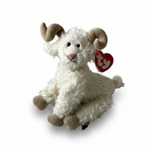 Vintage TY Attic Treasures Ramsey Ram Plush 1993 🤎 HTF w/ Tag | Curly Goat |